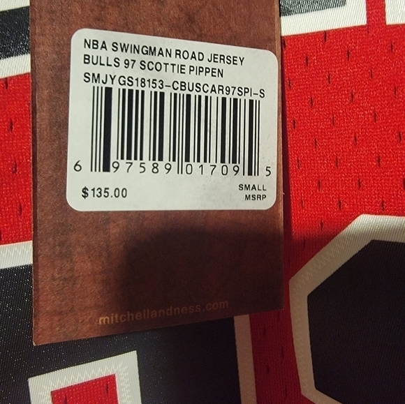 Mitchell & Ness Chicago Bulls Scottie Pippen 1997-98 Swingman Jersey Size Small - Picture 4 of 8